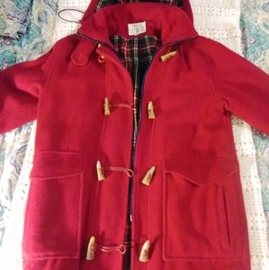 Vinatage Jacket with Plaid Detail